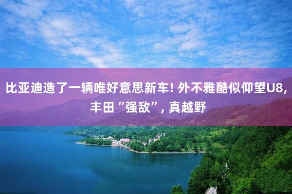 比亚迪造了一辆唯好意思新车! 外不雅酷似仰望U8, 丰田“强敌”, 真越野