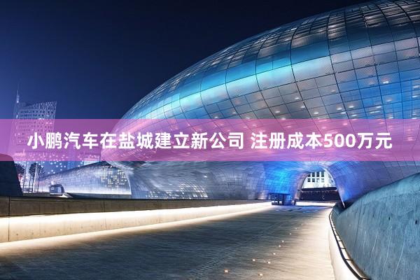 小鹏汽车在盐城建立新公司 注册成本500万元
